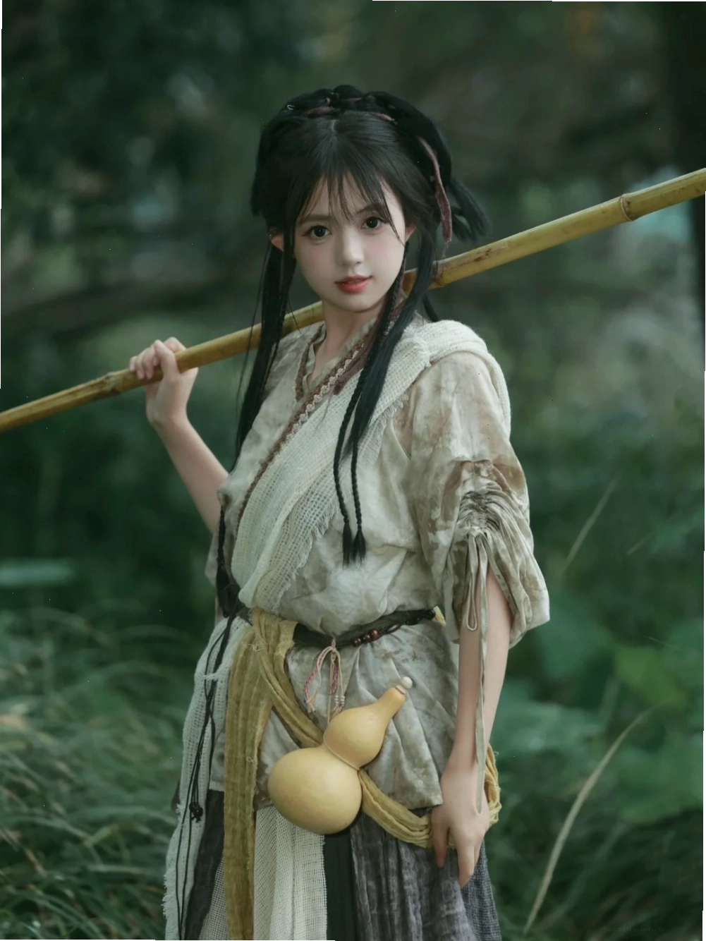 Góc chụp sáng tạo làm nổi bật vẻ đẹp của cosplayer