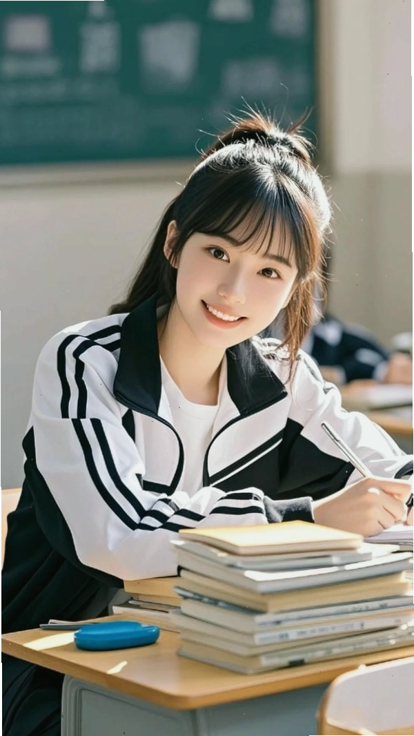Góc nghiêng xinh đẹp của nữ sinh lớp 10