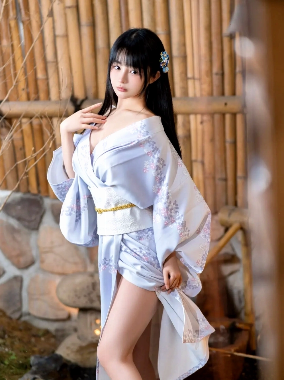 Hình ảnh cô gái cosplay nhân vật game với trang phục ấn tượng