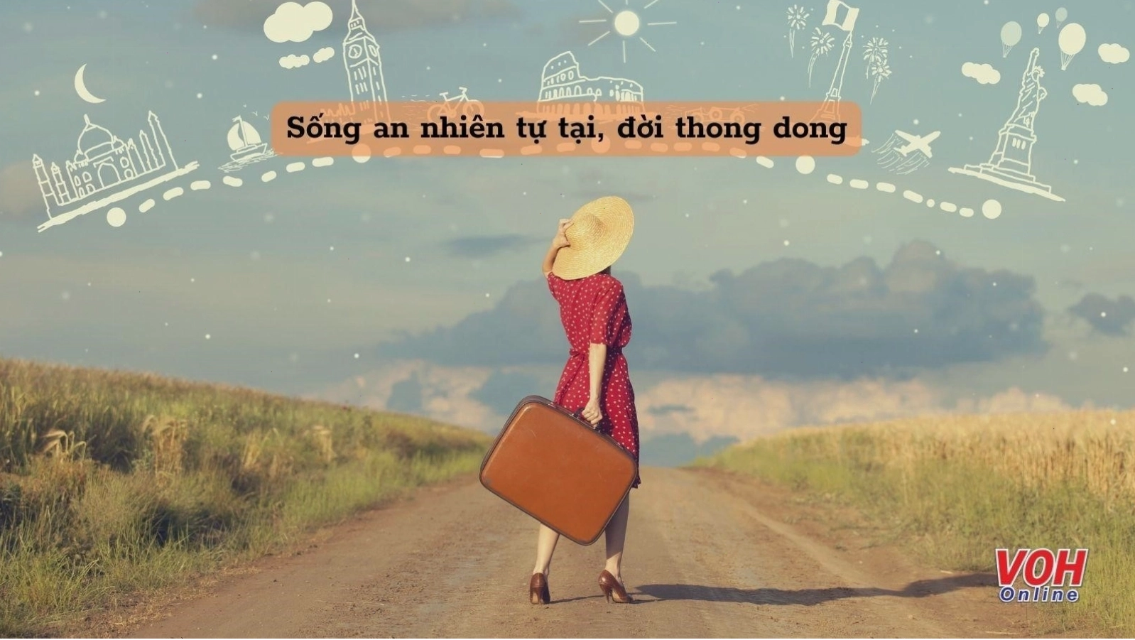Hình ảnh con đường yên bình với cây xanh