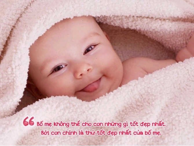 Hình ảnh em bé đang ngủ ngon lành, thể hiện sự bình yên