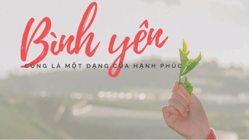 Hình ảnh minh họa sự bình yên trong không gian sống ấm cúng