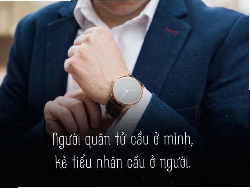 Hình ảnh minh họa sự đối lập giữa quân tử và tiểu nhân