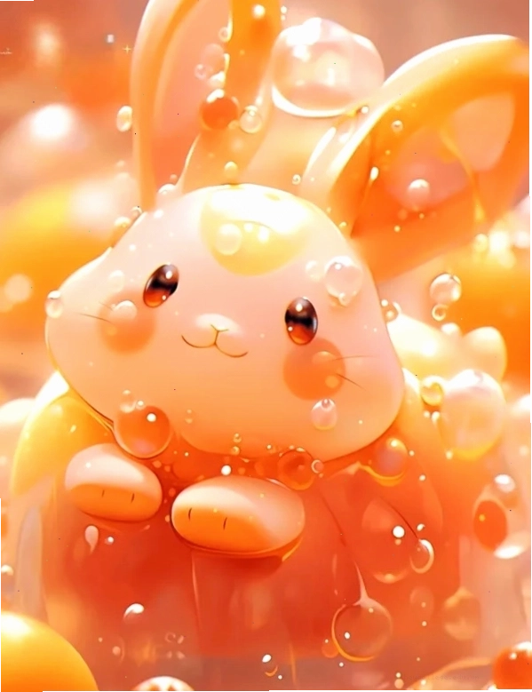 Hình ảnh thỏ chibi ngộ nghĩnh