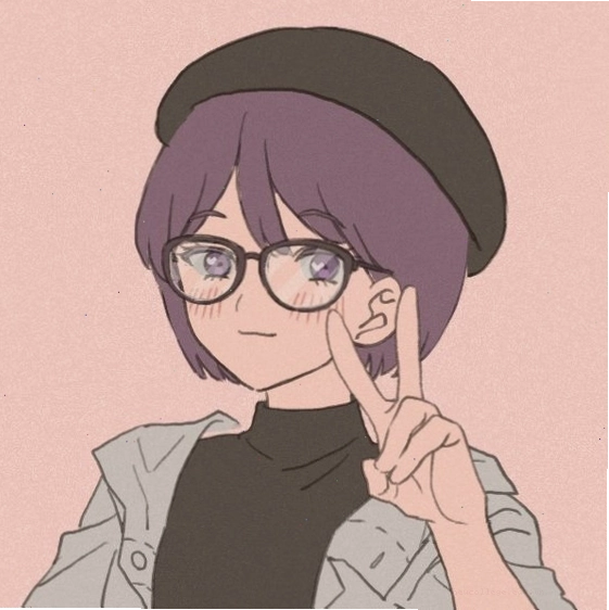 Hình đại diện Anime cô bé đeo kính cute
