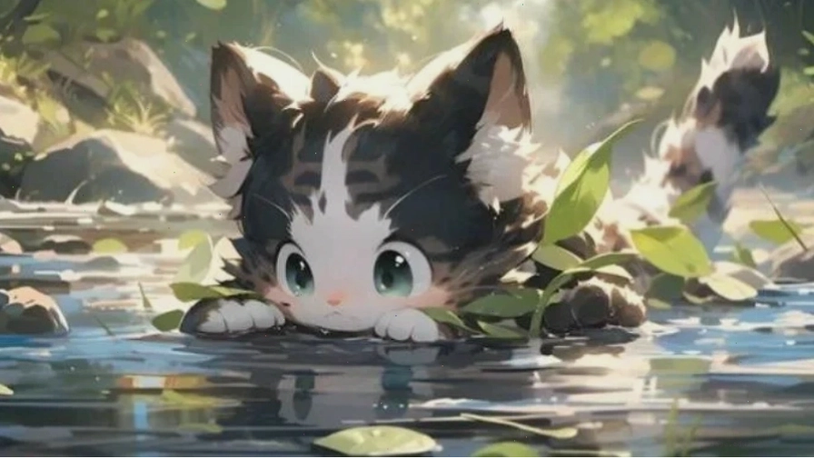 Hình nền máy tính anime 3D nhân vật nữ