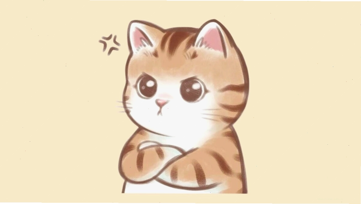 Hình nền mèo anime với phong cảnh huyền ảo
