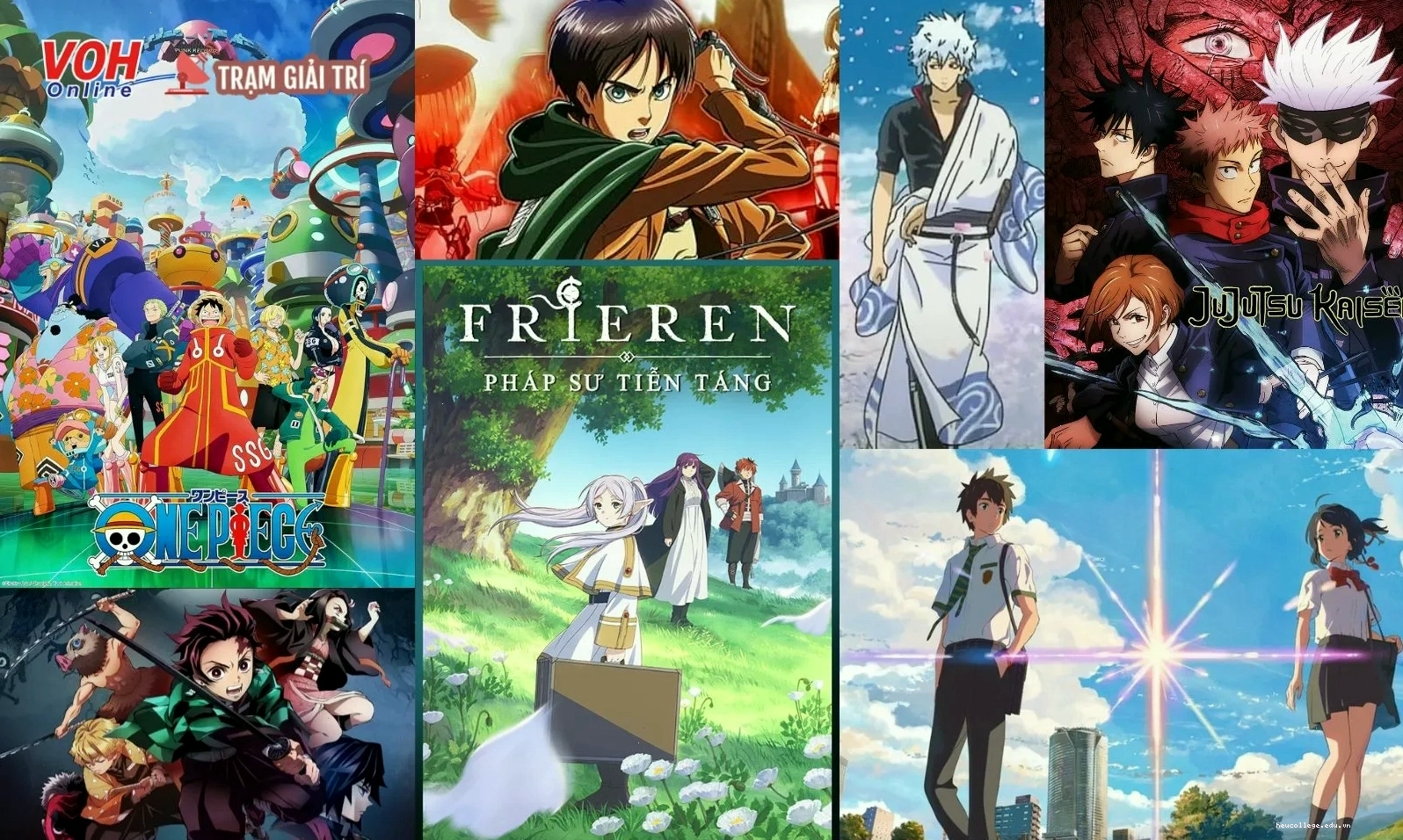 Khoảnh khắc lãng mạn trong một bộ phim anime tình cảm