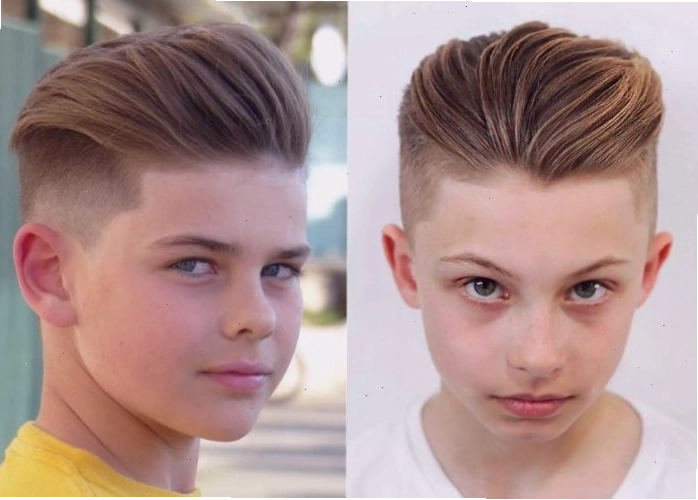 Kiểu tóc pompadour cho bé trai bảnh bao