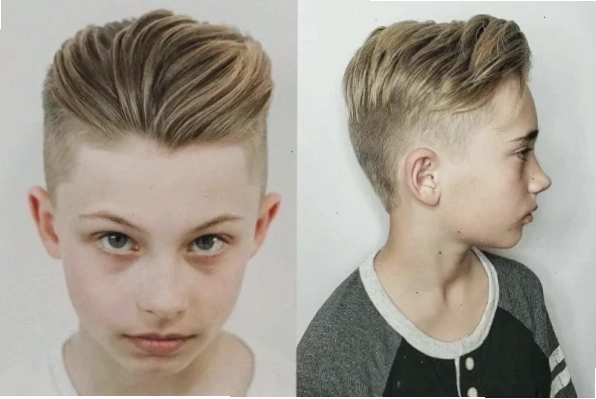 Kiểu tóc Pompadour lịch lãm cho bé trai 13 tuổi