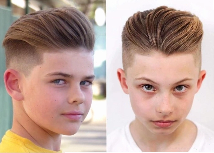 Kiểu tóc Pompadour lịch lãm cho bé trai