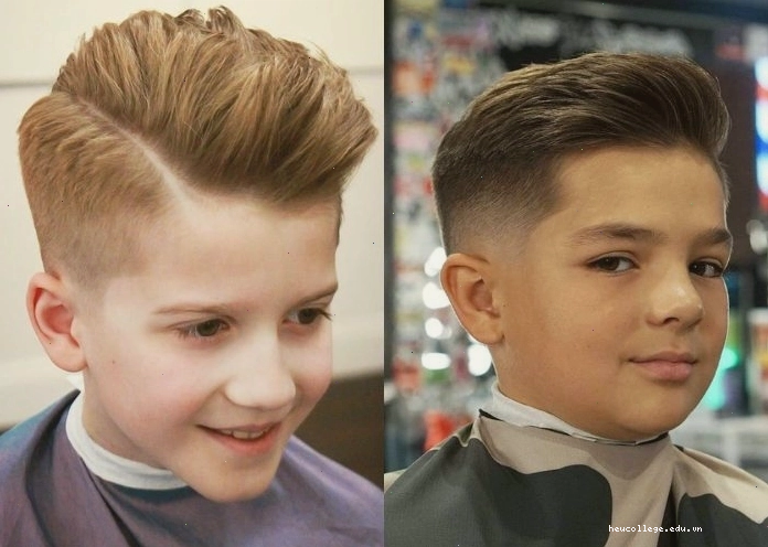 Kiểu tóc side part cho bé trai lịch lãm