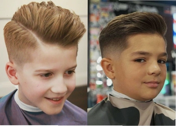 Kiểu tóc Side Part gọn gàng và lịch sự cho bé trai