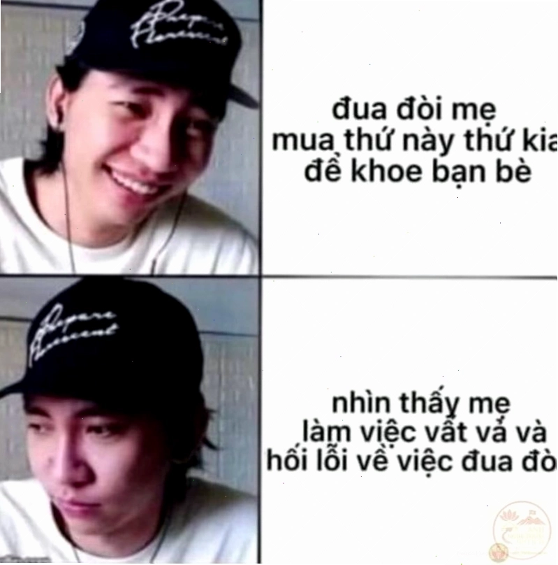 Meme nhân văn buồn, thể hiện sự sâu lắng và suy tư