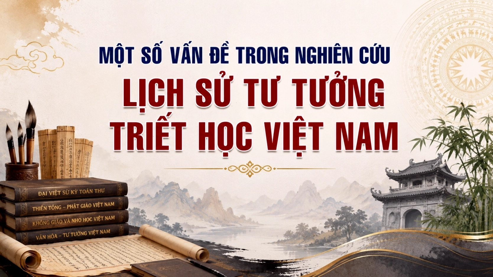 Nghiên cứu về tư tưởng triết học và nhân sinh quan