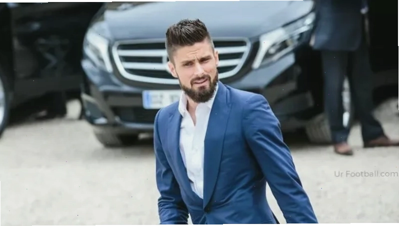 Olivier Giroud với vẻ điển trai lịch lãm