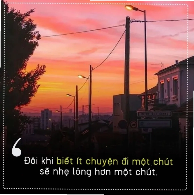stt về cuộc sống chất 2 với hình ảnh người phụ nữ ngắm cảnh hoàng hôn