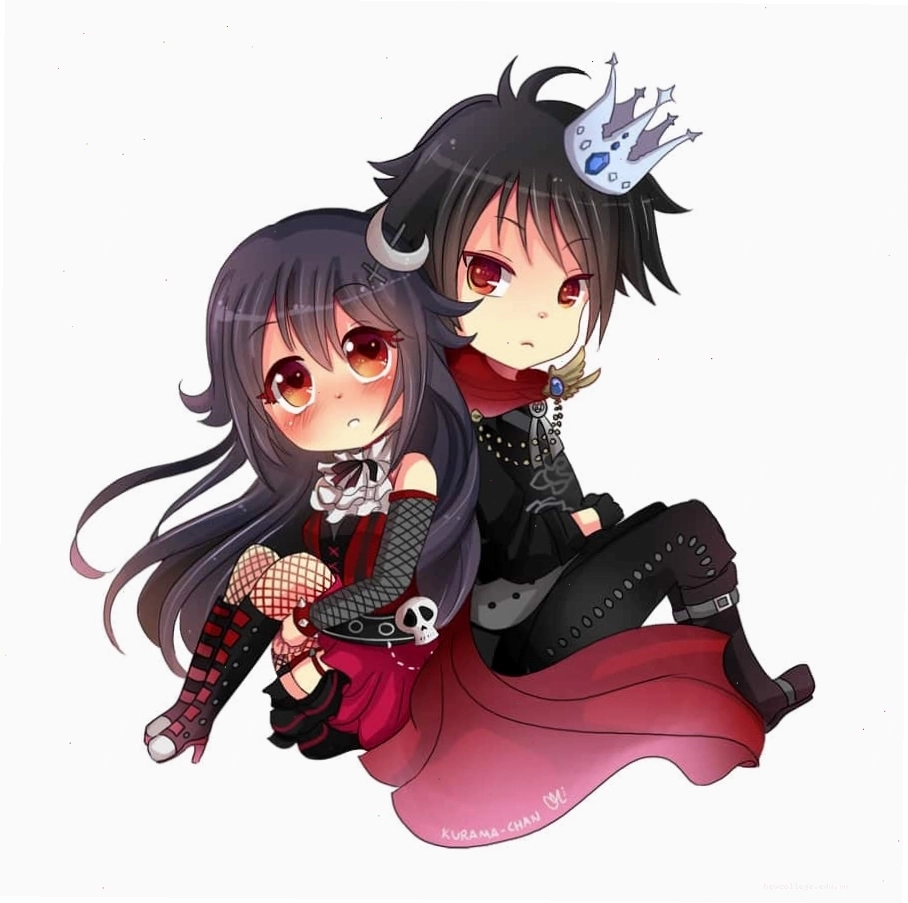Tải ngay Hình đại diện cặp đôi Anime chibi ngầu dễ thương