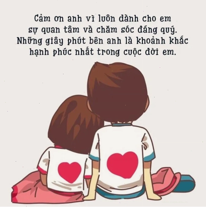 Tình cảm vợ chồng gắn bó nhờ lời cảm ơn