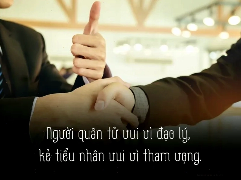 Trích dẫn ý nghĩa về quân tử và tiểu nhân