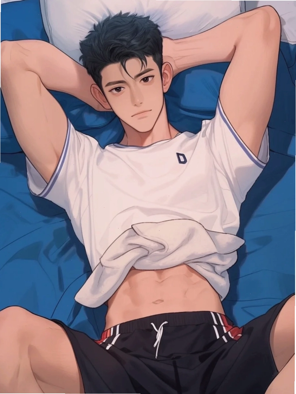 Vẻ mạnh mẽ của nhân vật anime cơ bắp