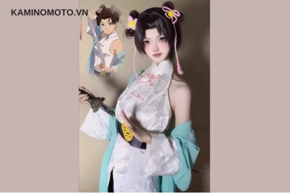 Vẽ tóc anime nữ hai búi tròn