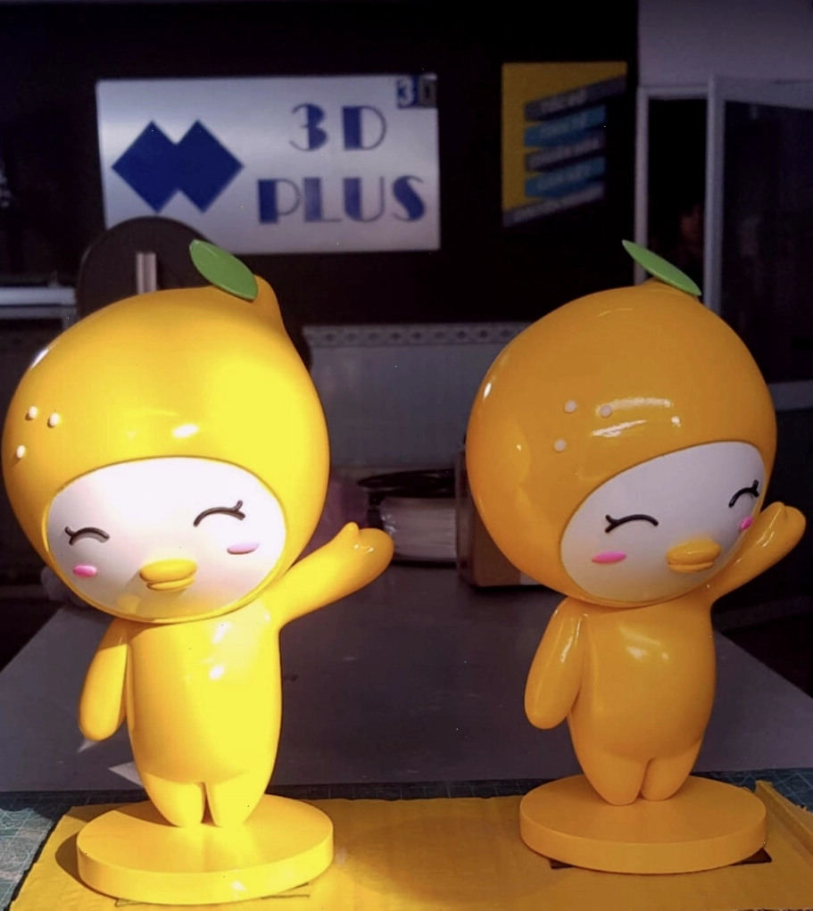 Sản xuất mô hình vật lý từ bản thiết kế mascot