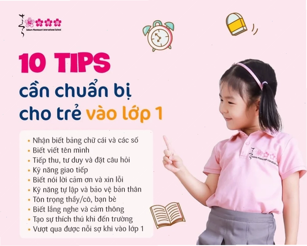 chuẩn bị tâm lý cho trẻ trước khi vào lớp 1