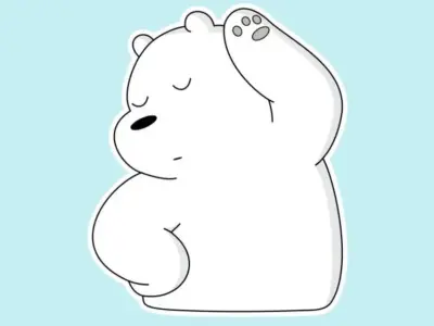 Tải ngay avatar gấu trắng đẹp, chất lượng cao miễn phí