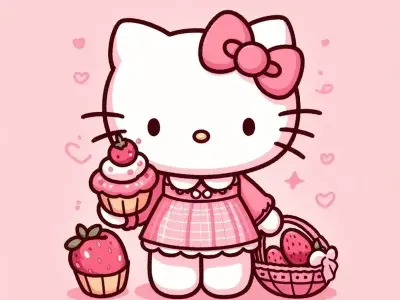 Tải ngay avatar Hello Kitty chất lượng cao miễn phí