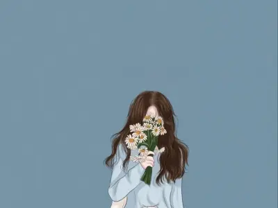 Chọn ngay avatar màu xanh dương cực chill cho profile