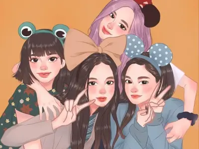 Tải ngay avatar Blackpink cool ngầu cực chất miễn phí