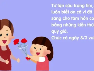 Ảnh thiệp 8/3 đẹp – Lời chúc yêu thương gửi đến một nửa thế giới