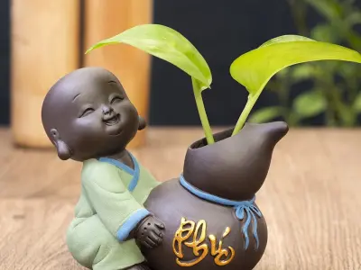 Ảnh chú tiểu chibi – Sự hồn nhiên và bình yên trong từng bức ảnh