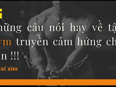 Câu nói khi tập thể dục hay giúp bạn kiên trì mỗi ngày