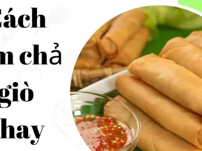 Cách làm chả giò chay không cần nhiều nguyên liệu tại nhà