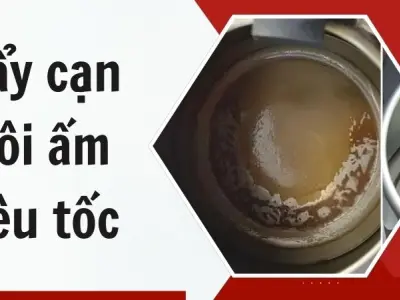 Tẩy cặn vôi ấm siêu tốc đơn giản giúp bạn tránh xa bệnh tật