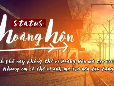 Những stt về hoàng hôn vui ngắn và ý nghĩa
