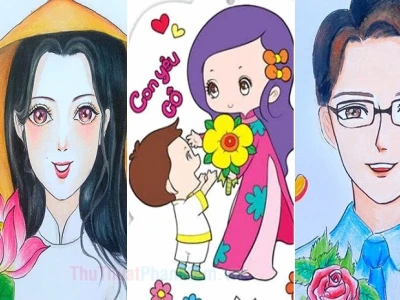 Vẽ tranh đề tài 20-11 anime đẹp nhất: Tuyển tập ý tưởng độc đáo